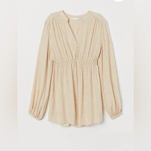 H&M MAMA Maternity V-Neck Blouse Size L